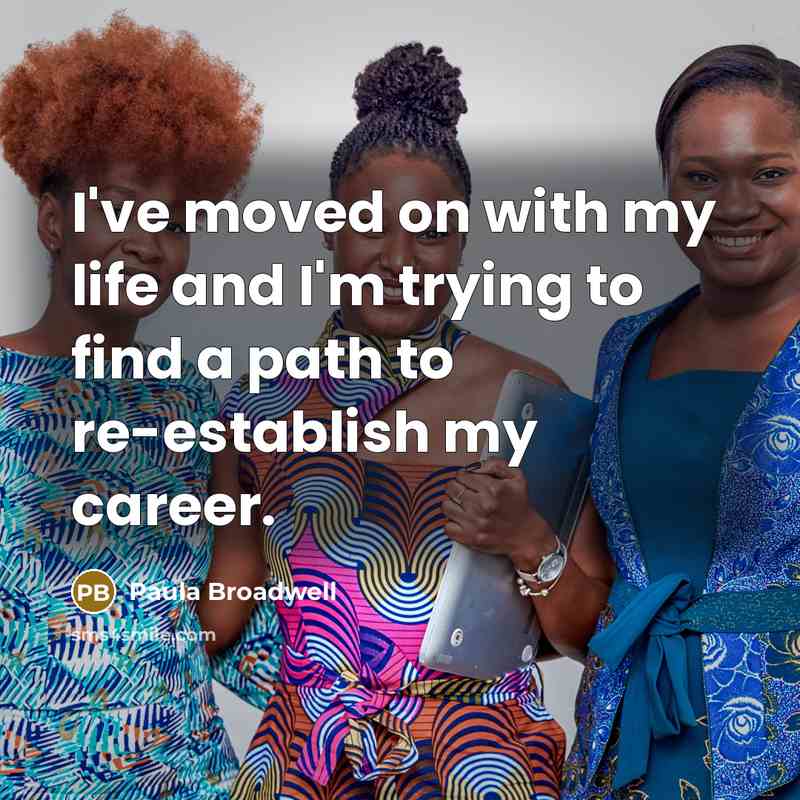 “I've moved on with my life and I'm trying to…” quote by Paula Broadwell