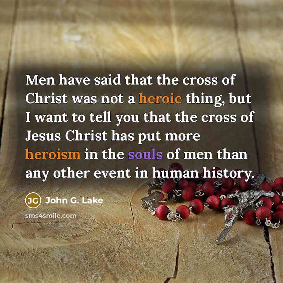 “Men have said that the cross of Christ was not…” quote by John G. Lake