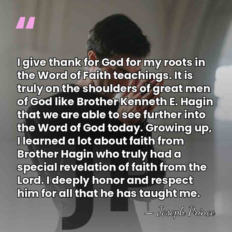 I give thank for God for my roots in the Word of&hellip; - Joseph Prince