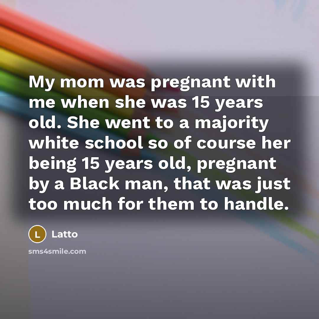 “My mom was pregnant with me when she was 15…” quote by Latto