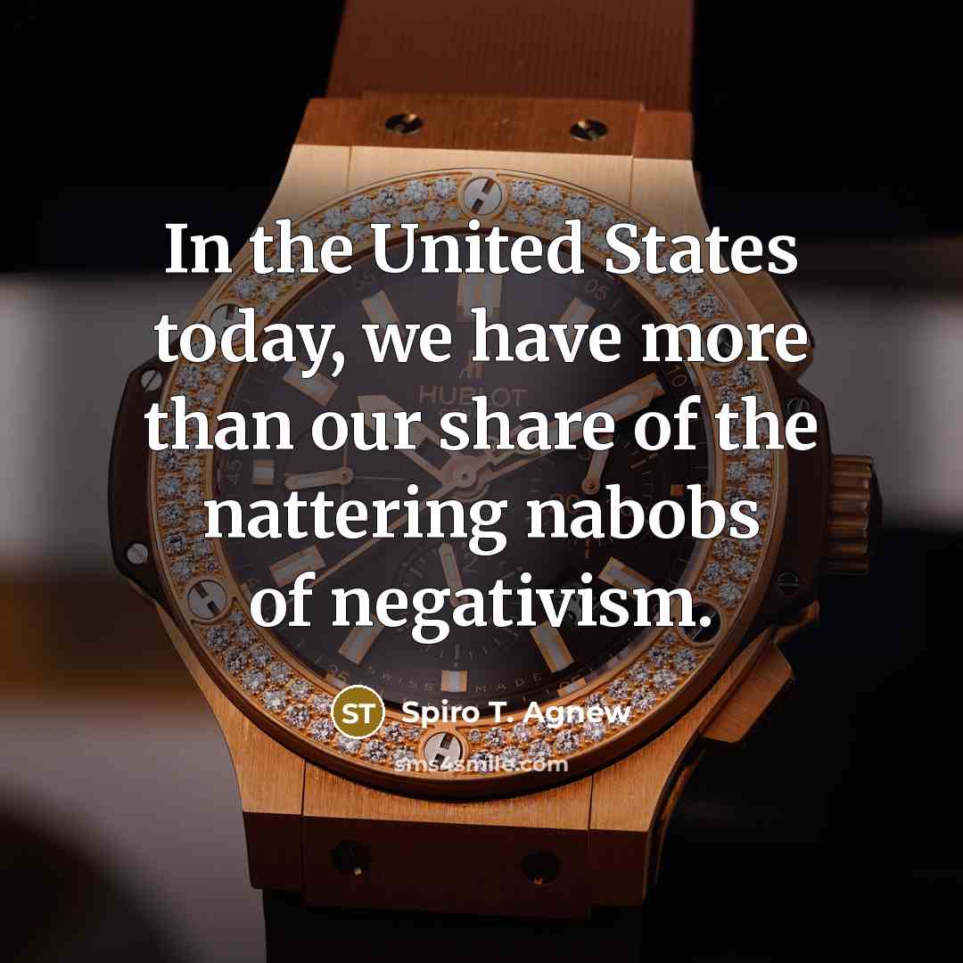 “In the United States today, we have more than our…” quote by Spiro T. Agnew
