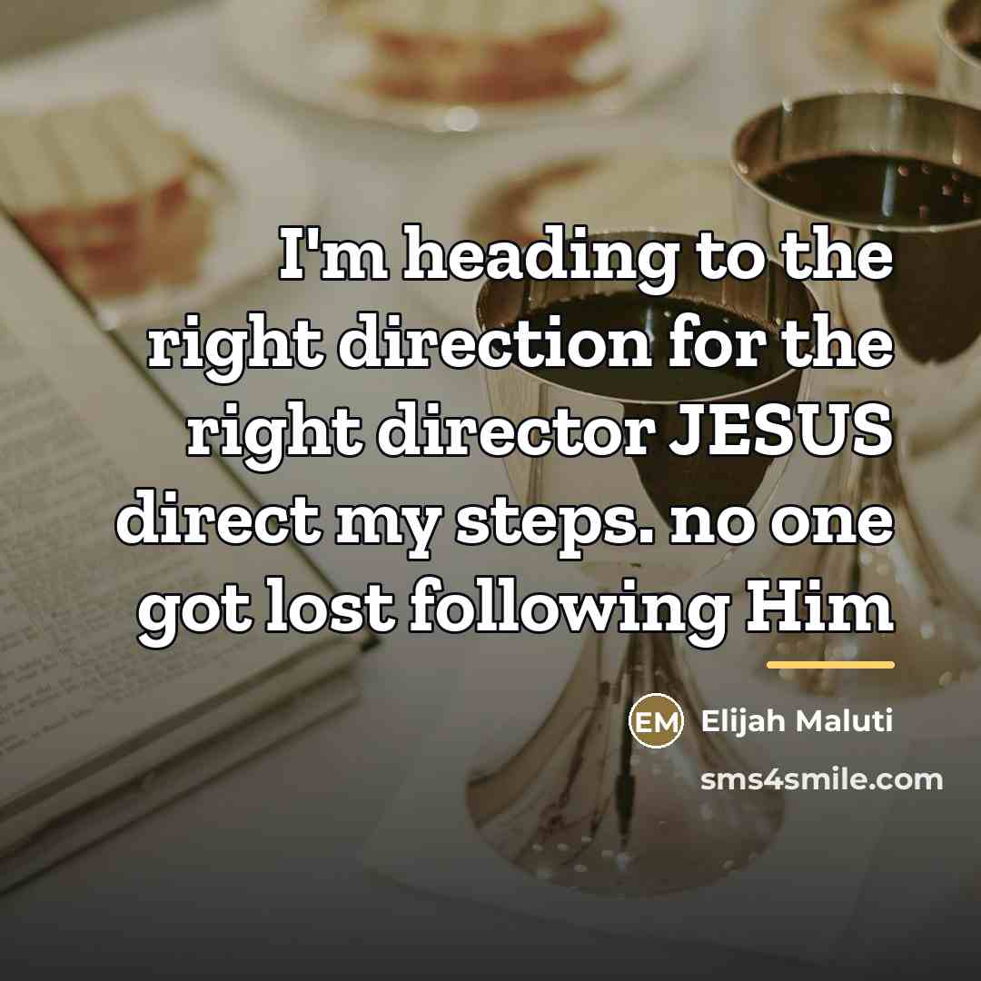 “I'm heading to the right direction for the right director…” quote by Elijah Maluti