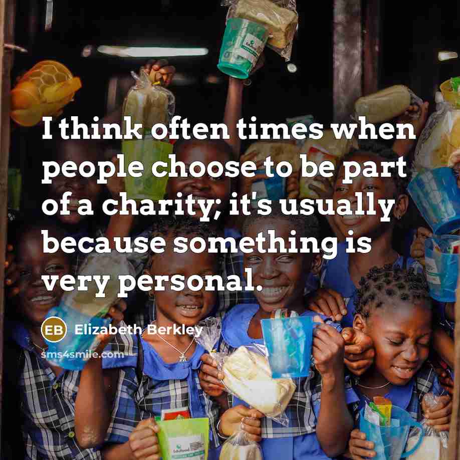 “I think often times when people choose to be part…” quote by Elizabeth Berkley
