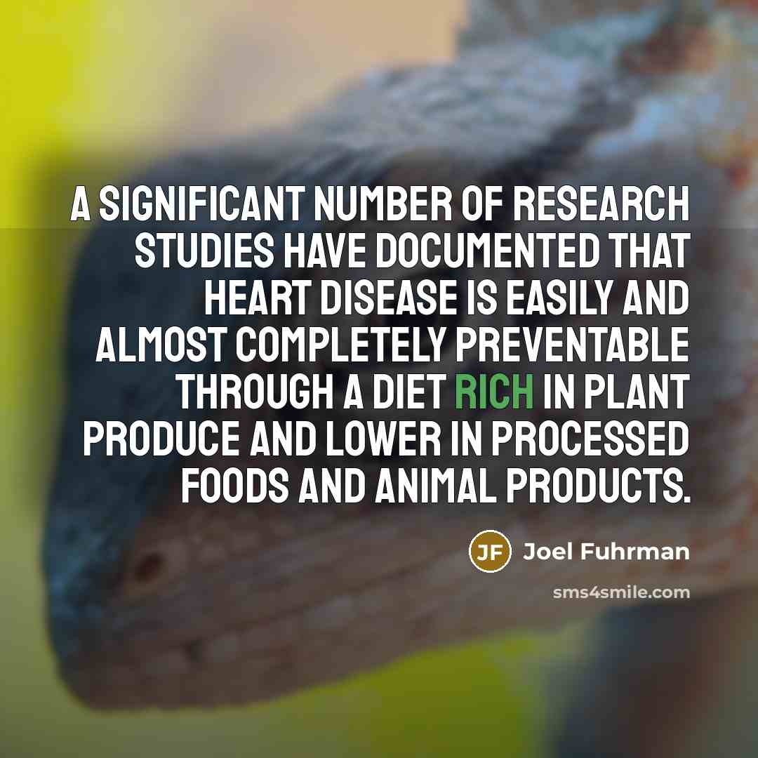 “A significant number of research studies have documented that heart…” quote by Joel Fuhrman