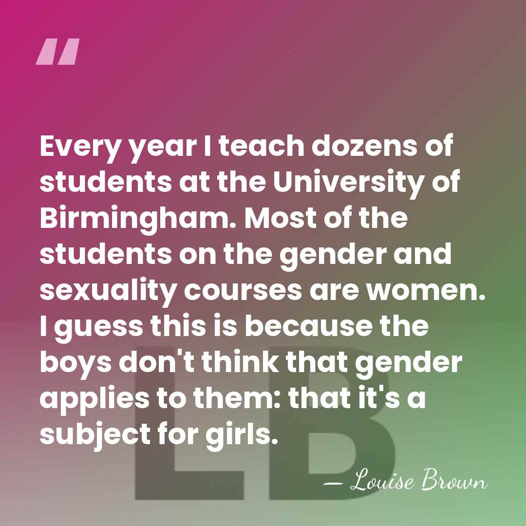 Every year I teach dozens of students at the University of Birmingham.&hellip; - Louise Brown