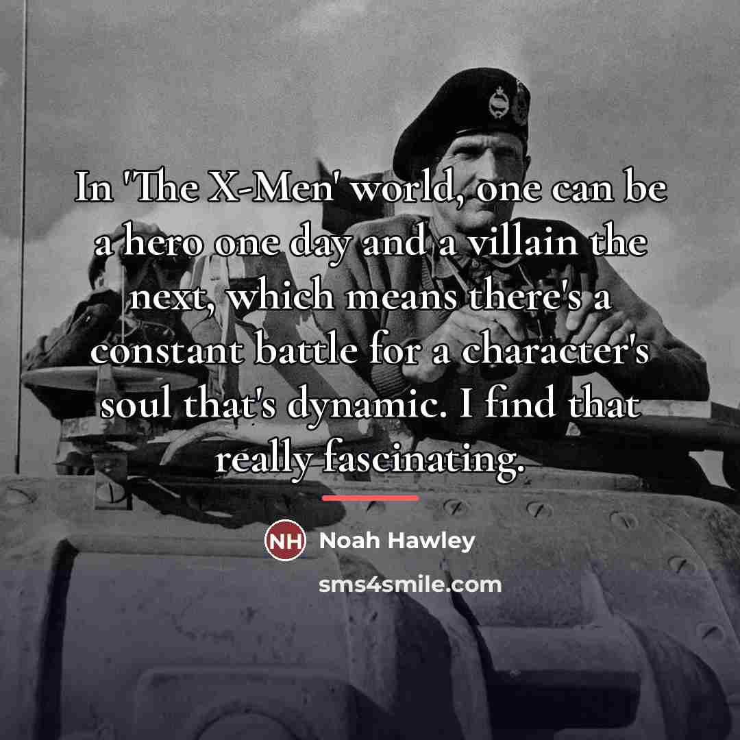 “In 'The X-Men' world, one can be a hero one…” quote by Noah Hawley