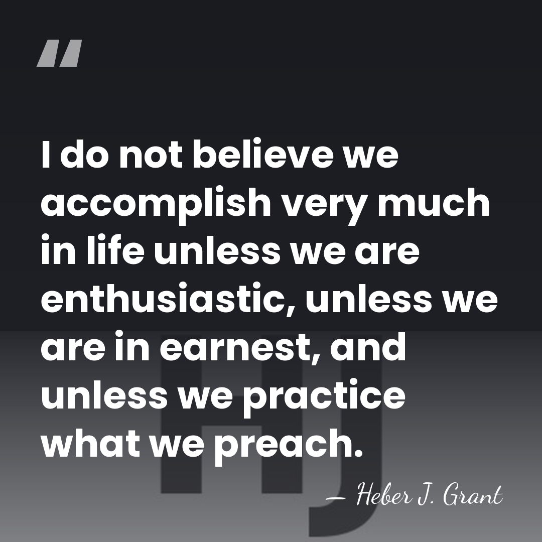 I do not believe we accomplish very much in life unless we&hellip; - Heber J. Grant