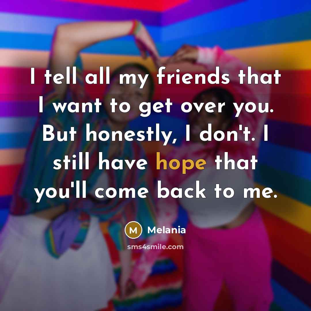 “I tell all my friends that I want to get…” quote by Melania