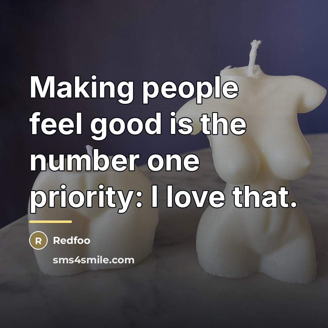 “Making people feel good is the number one priority: I…” quote by Redfoo