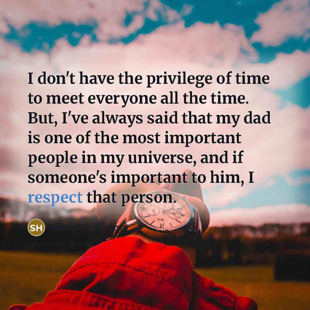 “I don't have the privilege of time to meet everyone…” quote by Shruti Haasan