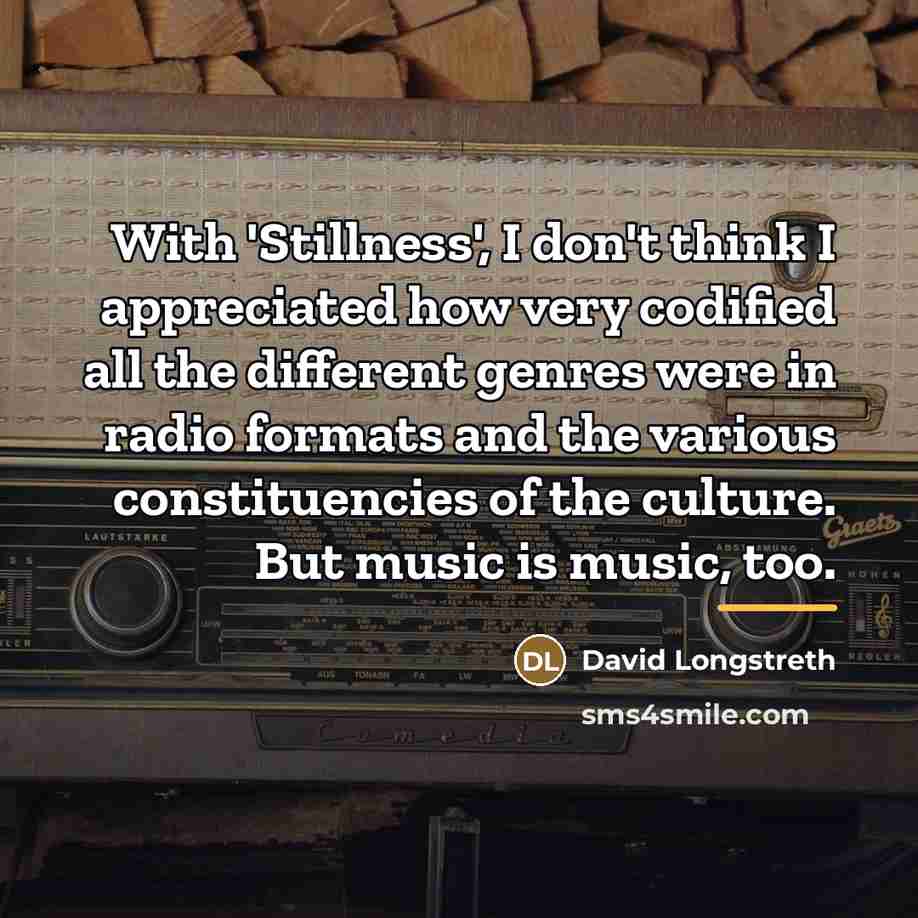 “With 'Stillness', I don't think I appreciated how very codified…” quote by David Longstreth