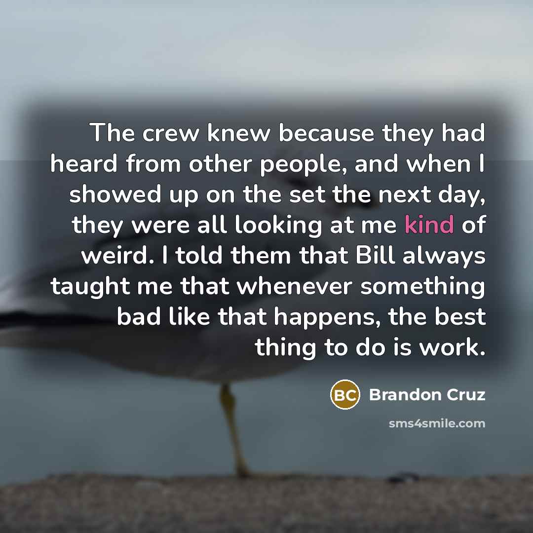 “The crew knew because they had heard from other people,…” quote by Brandon Cruz