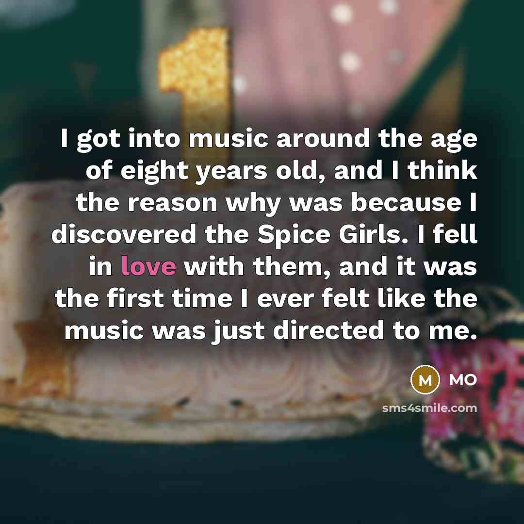 “I got into music around the age of eight years…” quote by MO