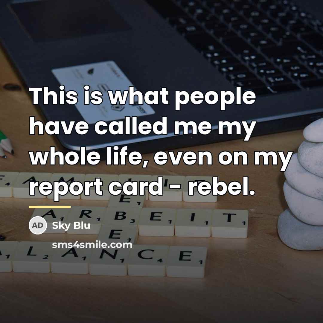 “This is what people have called me my whole life,…” quote by Sky Blu