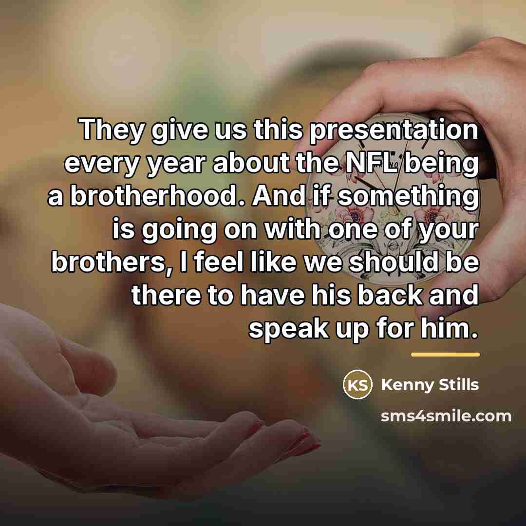 “They give us this presentation every year about the NFL…” quote by Kenny Stills
