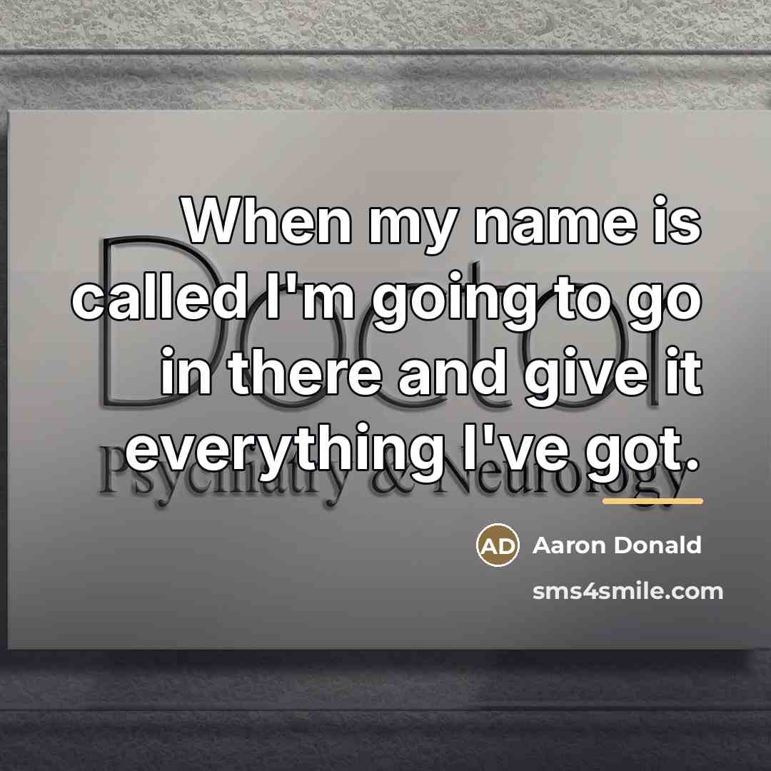 “When my name is called I'm going to go in…” quote by Aaron Donald