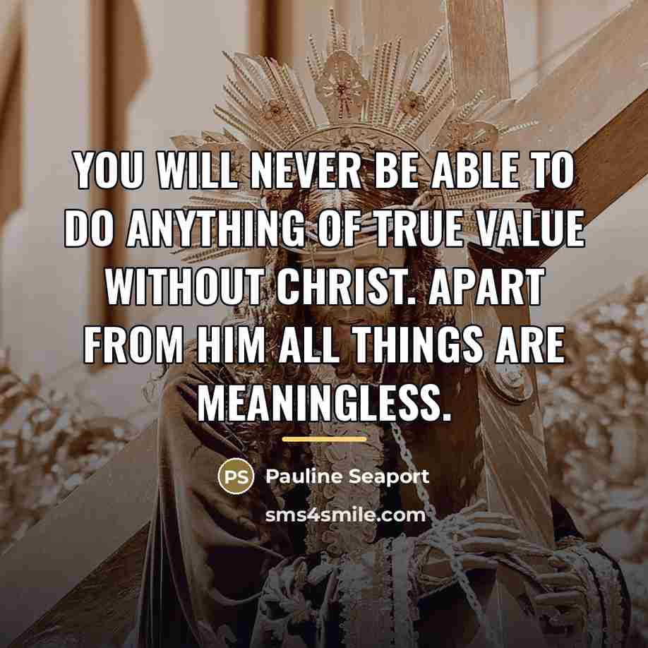 “You will never be able to do anything of true…” quote by Pauline Seaport