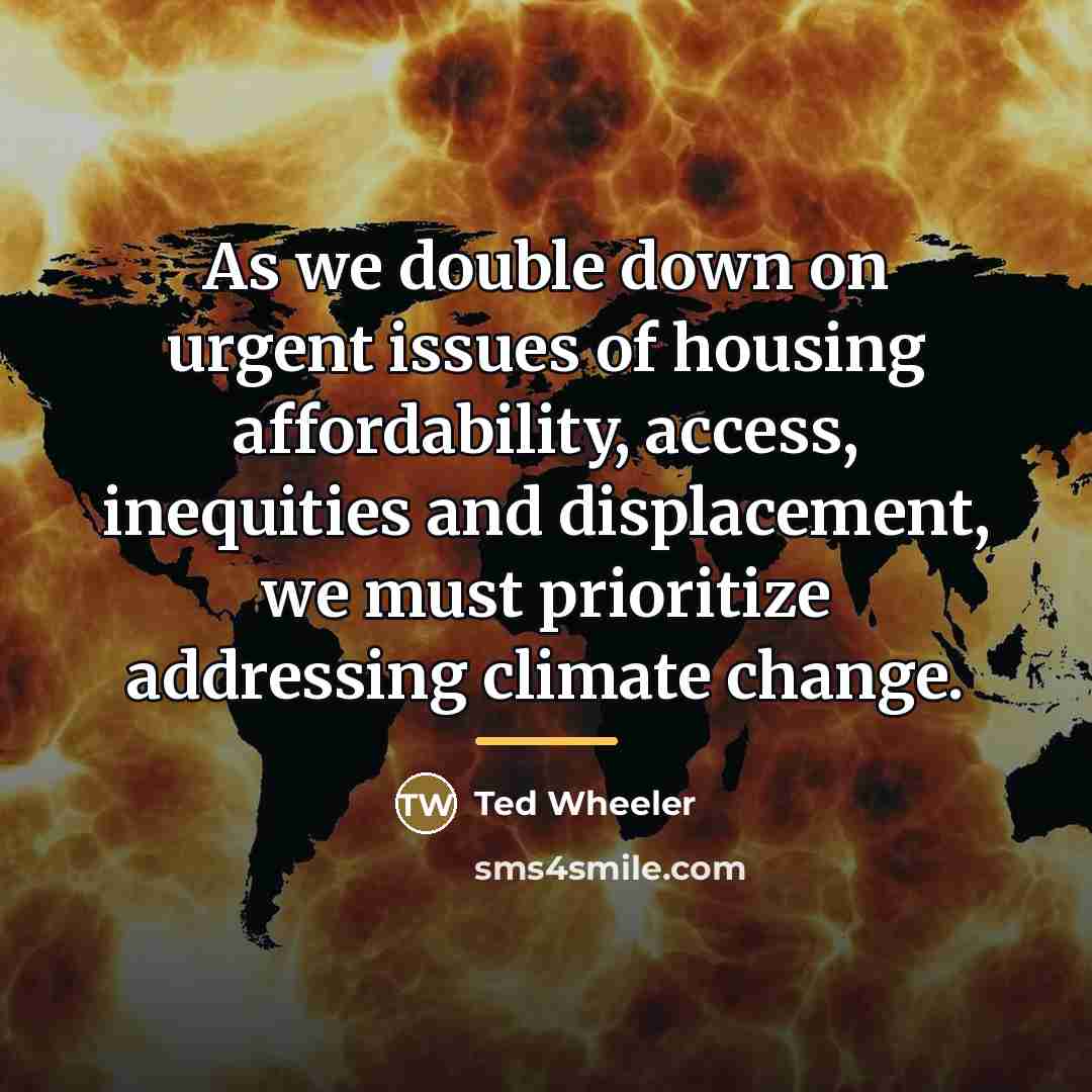 “As we double down on urgent issues of housing affordability,…” quote by Ted Wheeler