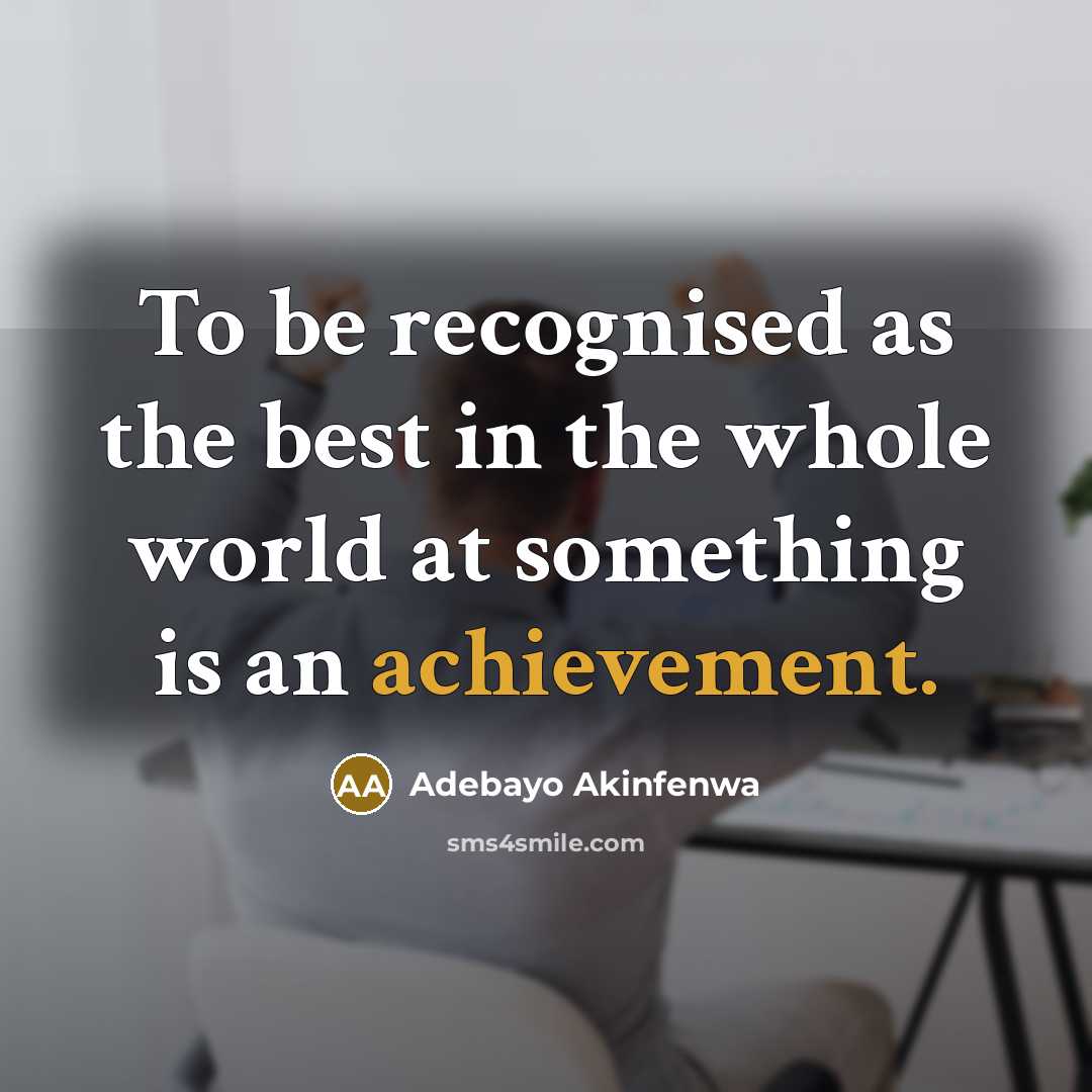 “To be recognised as the best in the whole world…” quote by Adebayo Akinfenwa