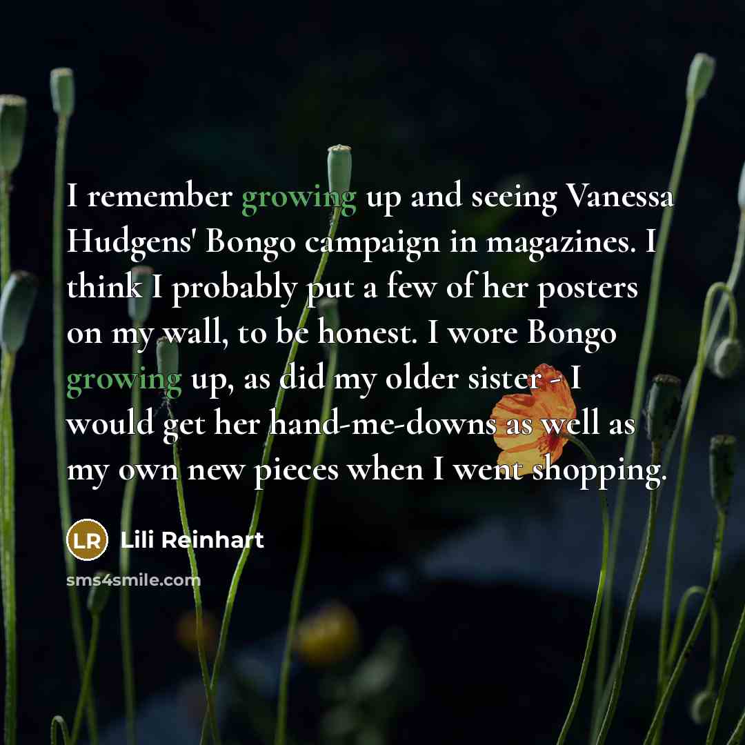 “I remember growing up and seeing Vanessa Hudgens' Bongo campaign…” quote by Lili Reinhart