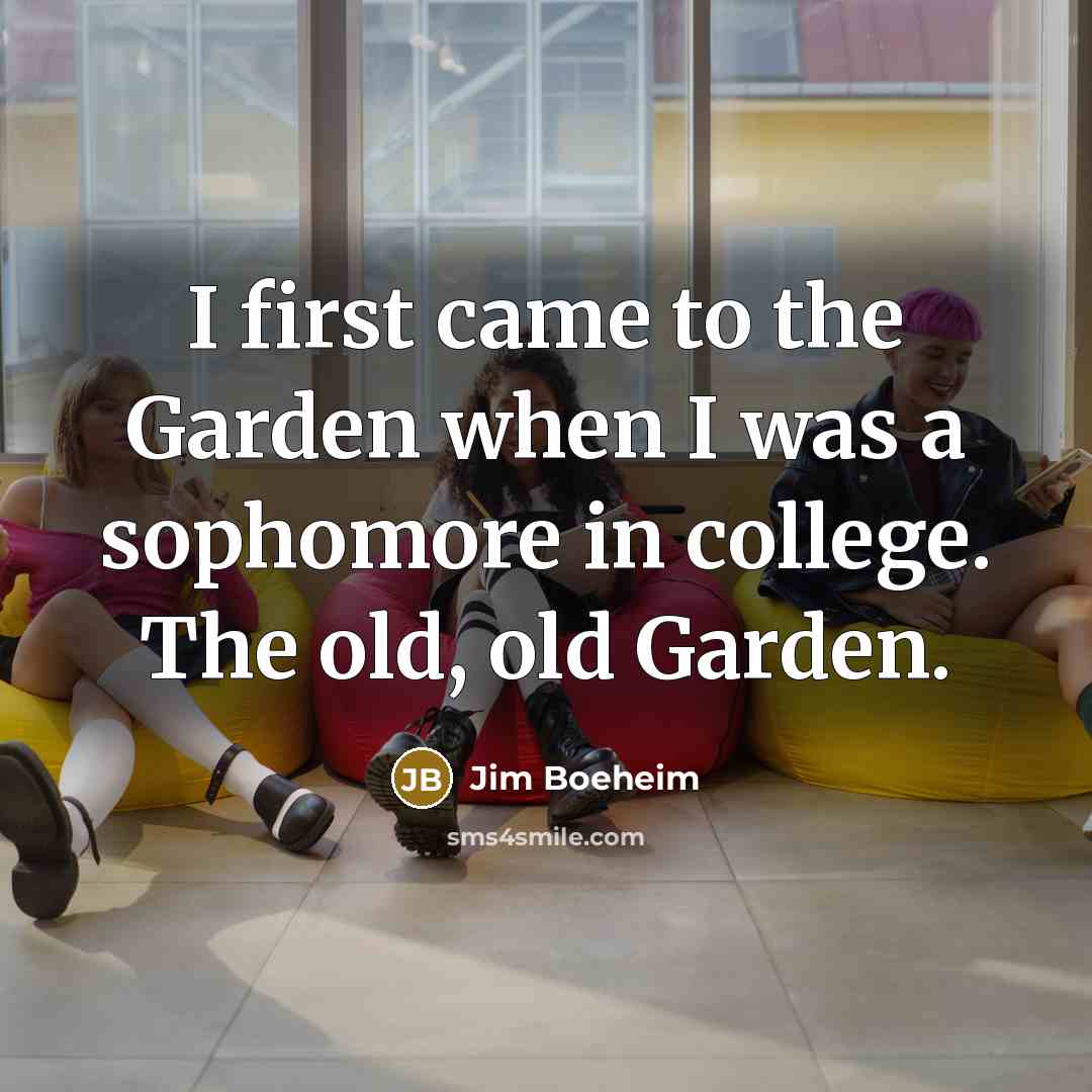 “I first came to the Garden when I was a…” quote by Jim Boeheim