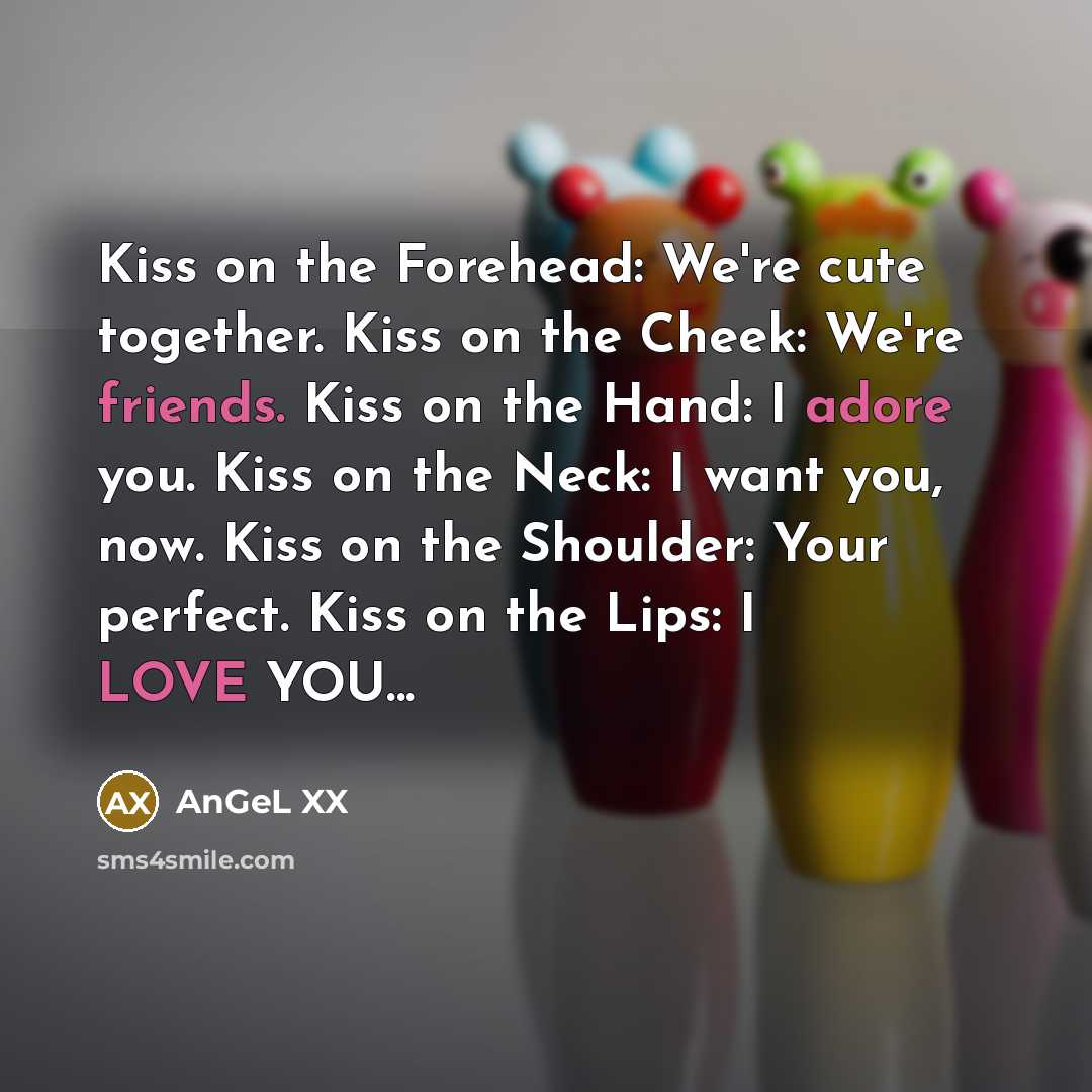 “Kiss on the Forehead: We're cute together. Kiss on the…” quote by AnGeL XX