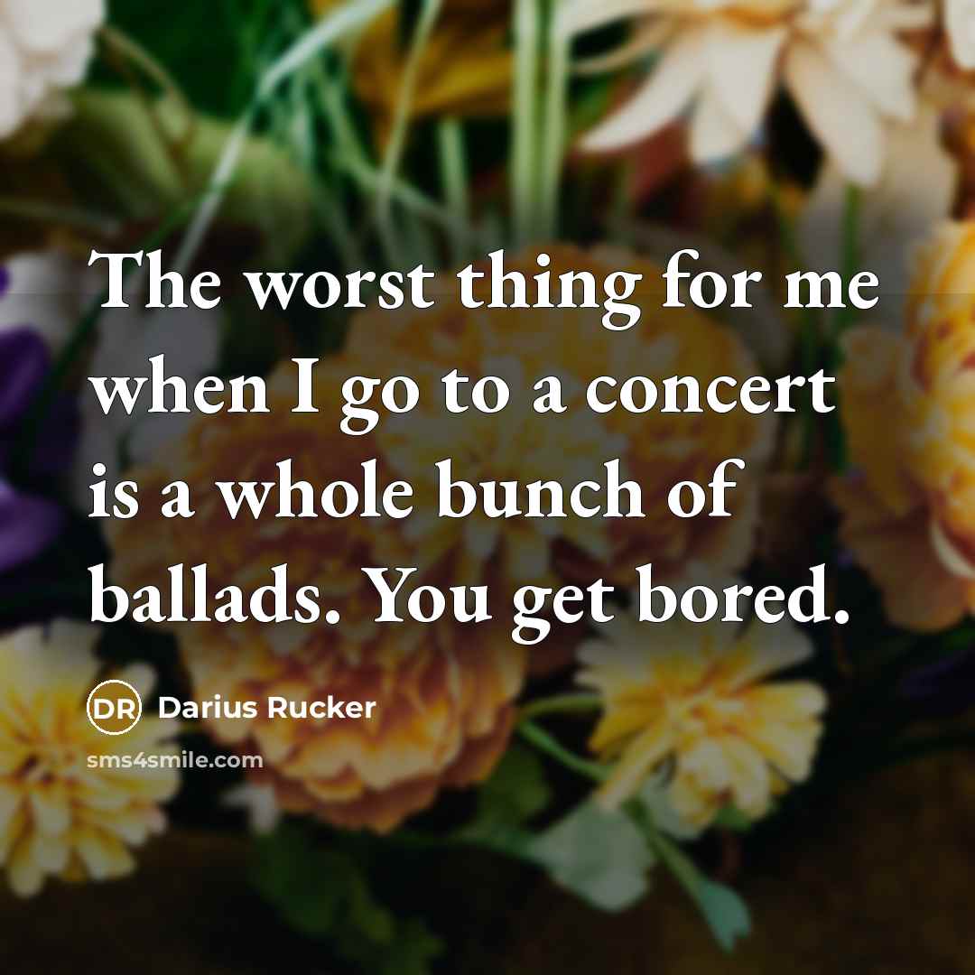 “The worst thing for me when I go to a…” quote by Darius Rucker