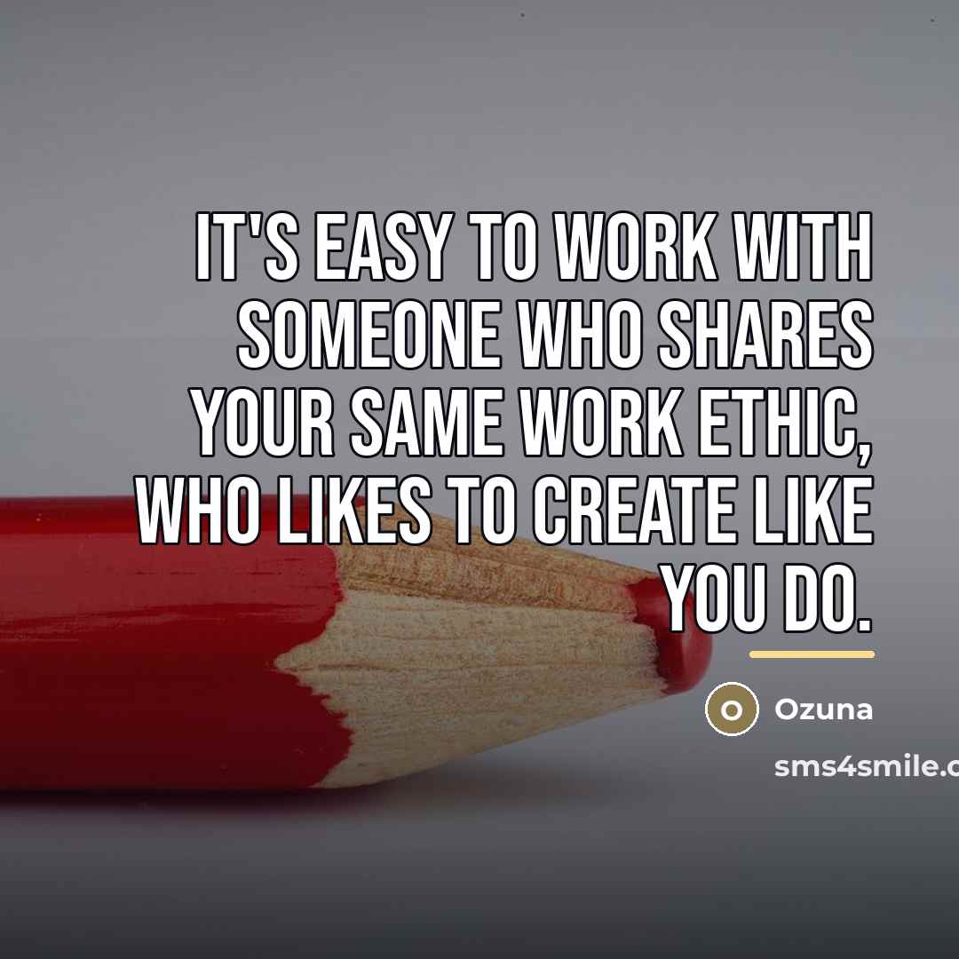 “It's easy to work with someone who shares your same…” quote by Ozuna
