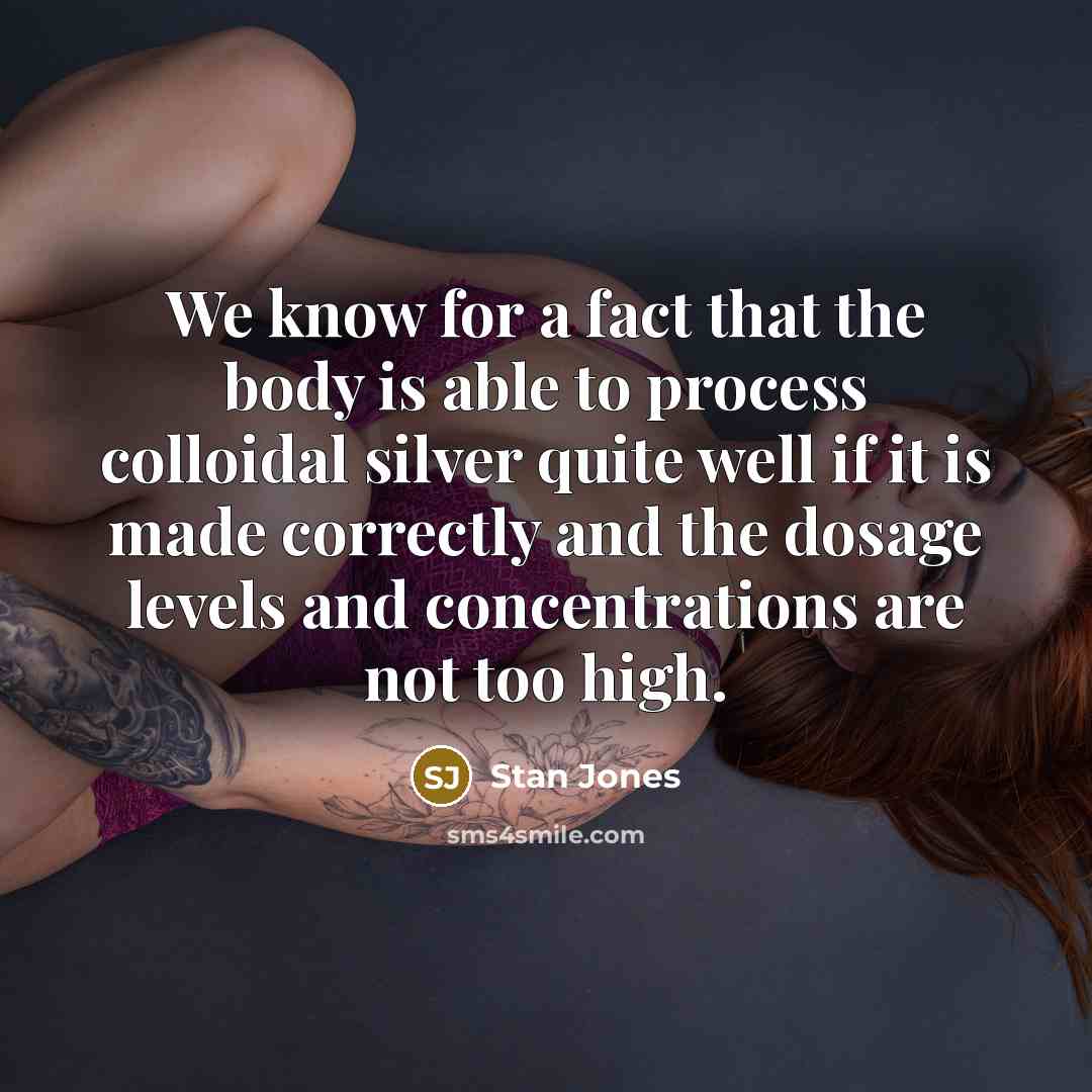 “We know for a fact that the body is able…” quote by Stan Jones