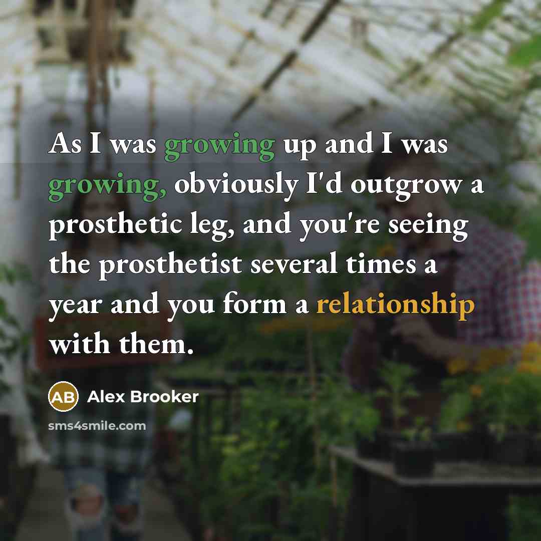 “As I was growing up and I was growing, obviously…” quote by Alex Brooker