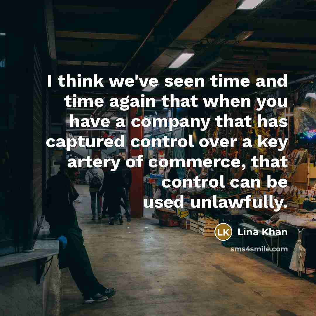 “I think we've seen time and time again that when…” quote by Lina Khan
