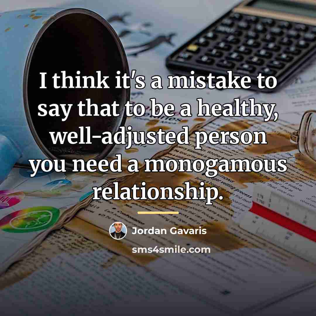 “I think it's a mistake to say that to be…” quote by Jordan Gavaris