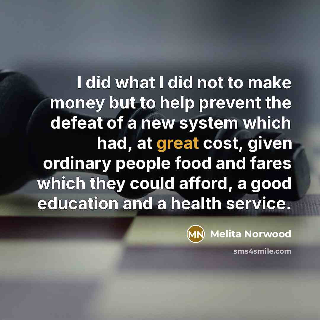 “I did what I did not to make money but…” quote by Melita Norwood