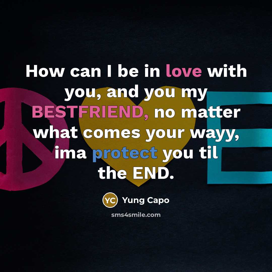 “How can I be in love with you, and you…” quote by Yung Capo