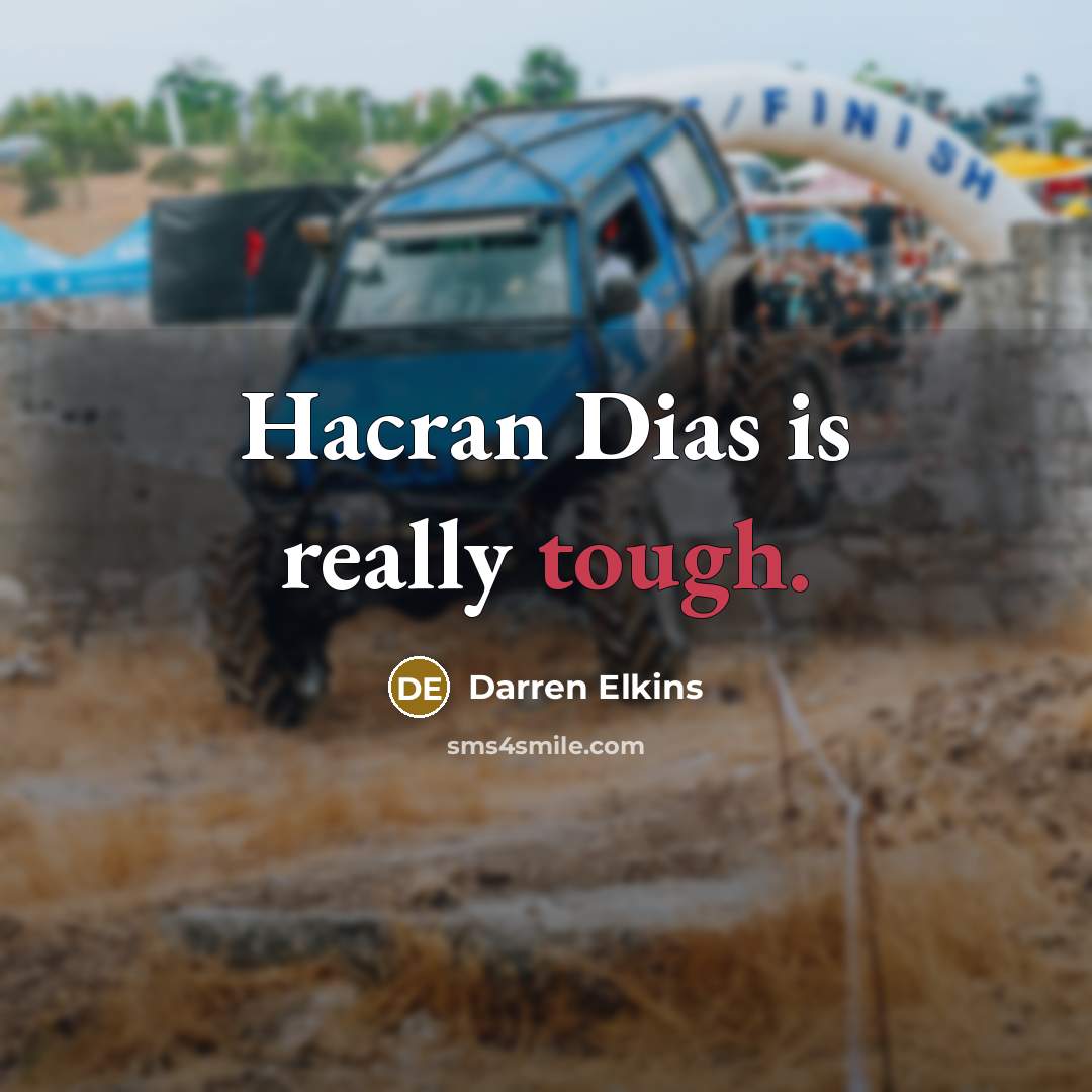 “Hacran Dias is really tough.…” quote by Darren Elkins