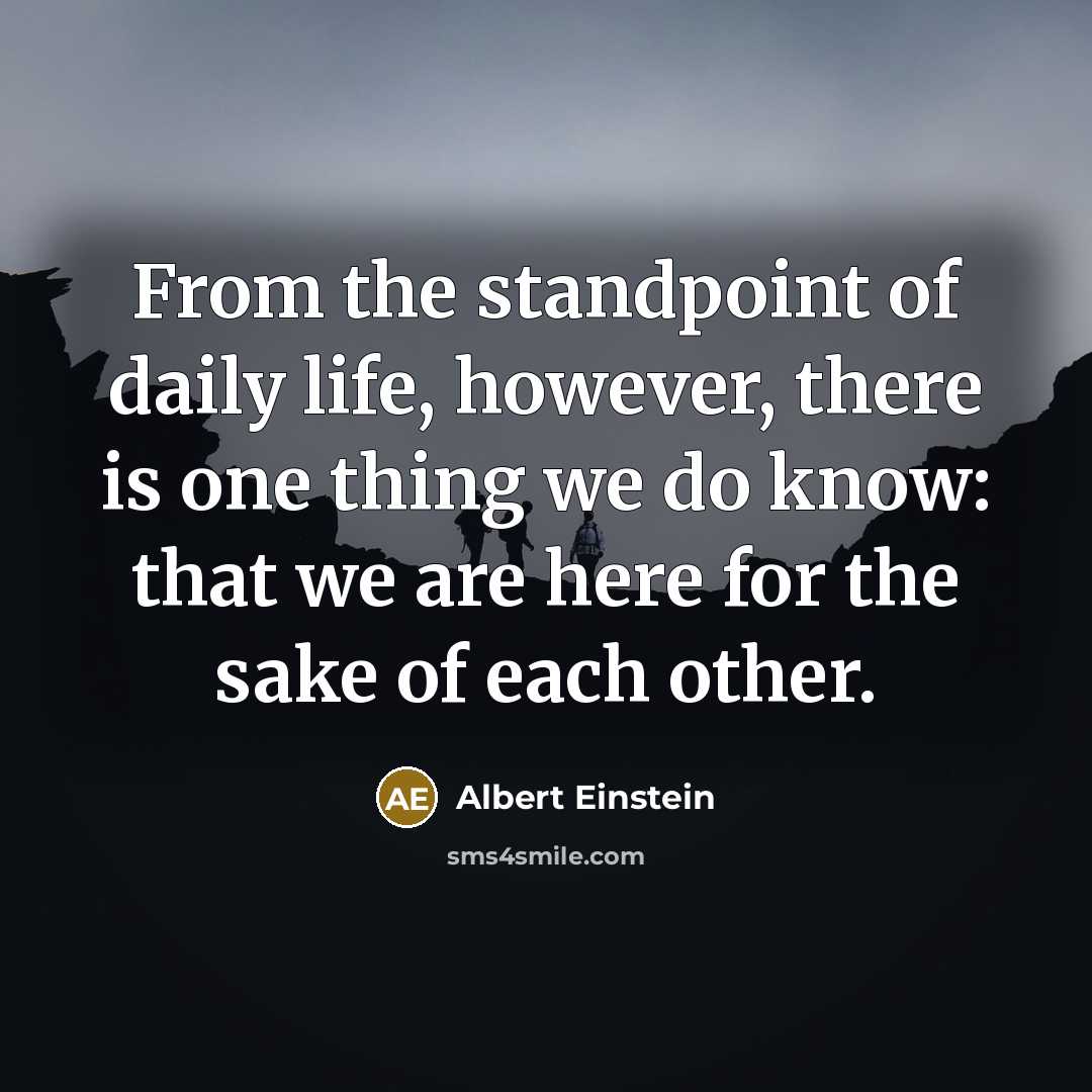 “From the standpoint of daily life, however, there is one…” quote by Albert Einstein