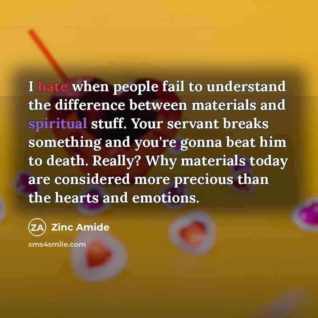 “I hate when people fail to understand the difference between…” quote by Zinc Amide