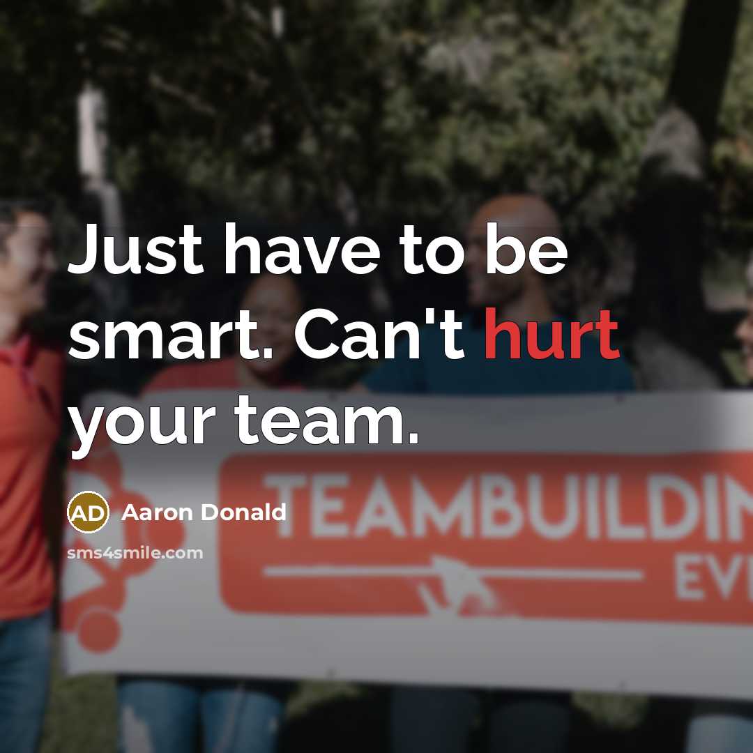 “Just have to be smart. Can't hurt your team.” quote by Aaron Donald
