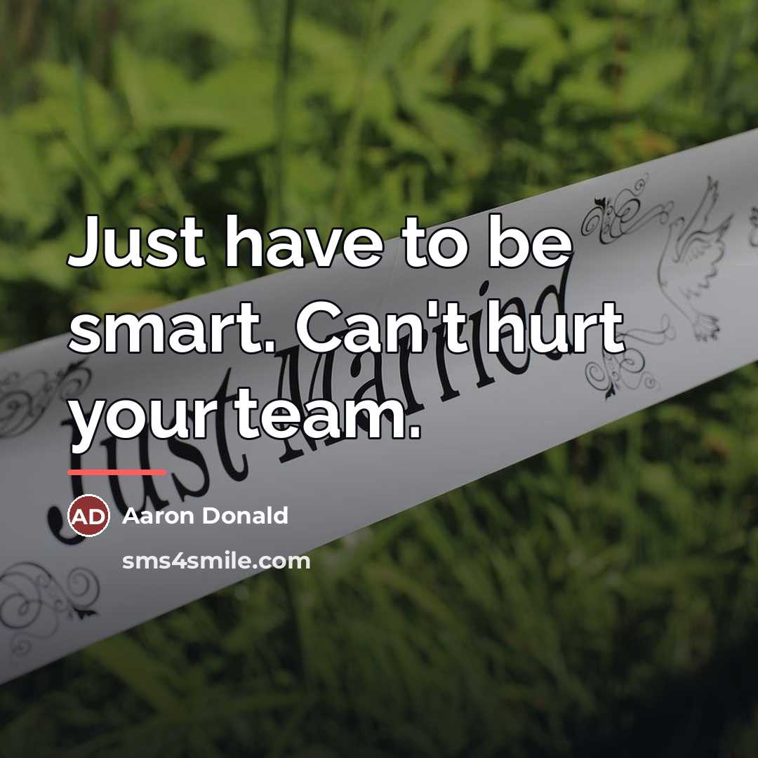 “Just have to be smart. Can't hurt your team.…” quote by Aaron Donald