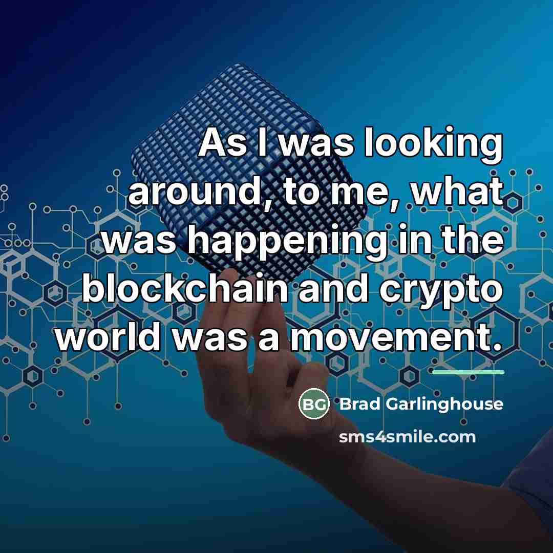 “As I was looking around, to me, what was happening…” quote by Brad Garlinghouse
