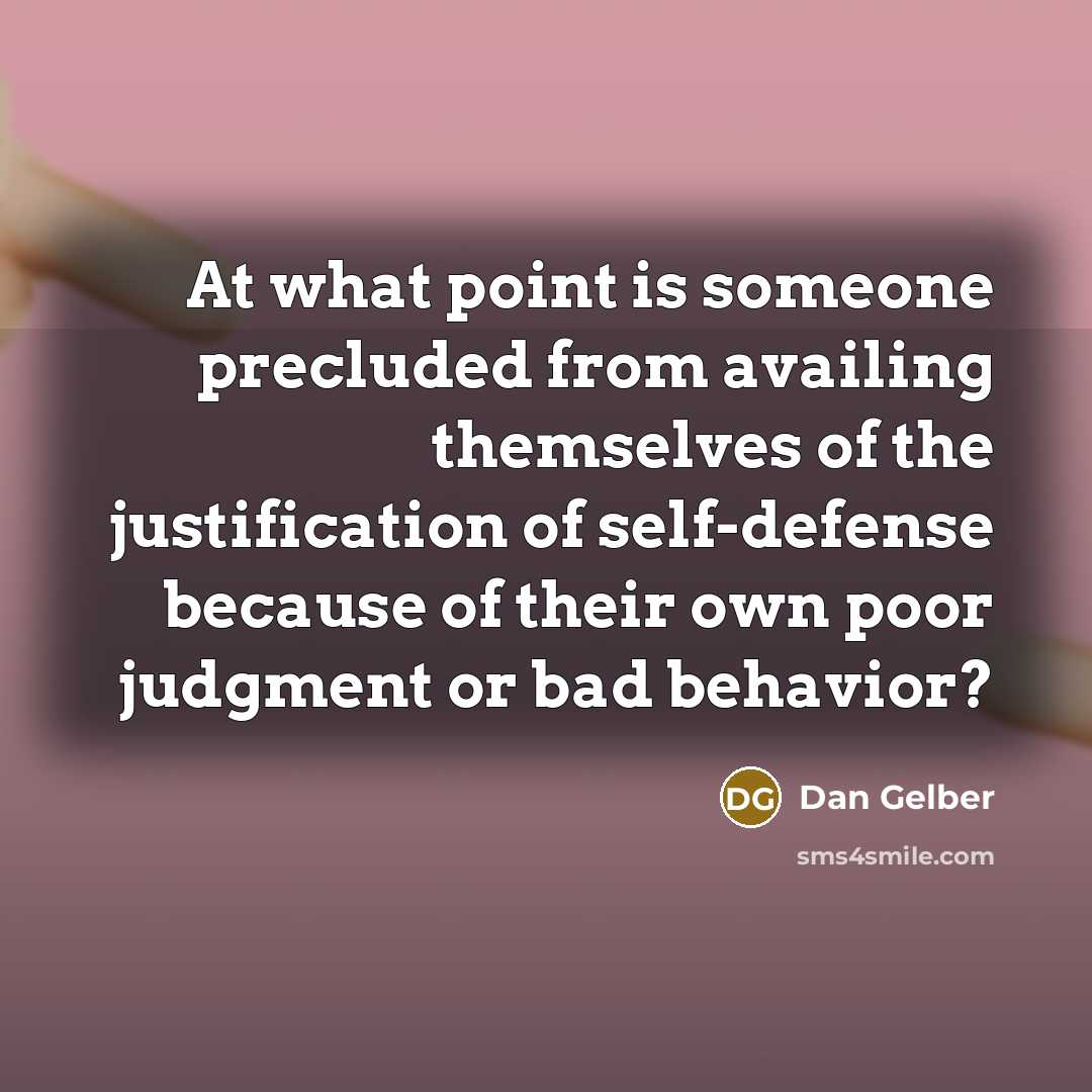 “At what point is someone precluded from availing themselves of…” quote by Dan Gelber