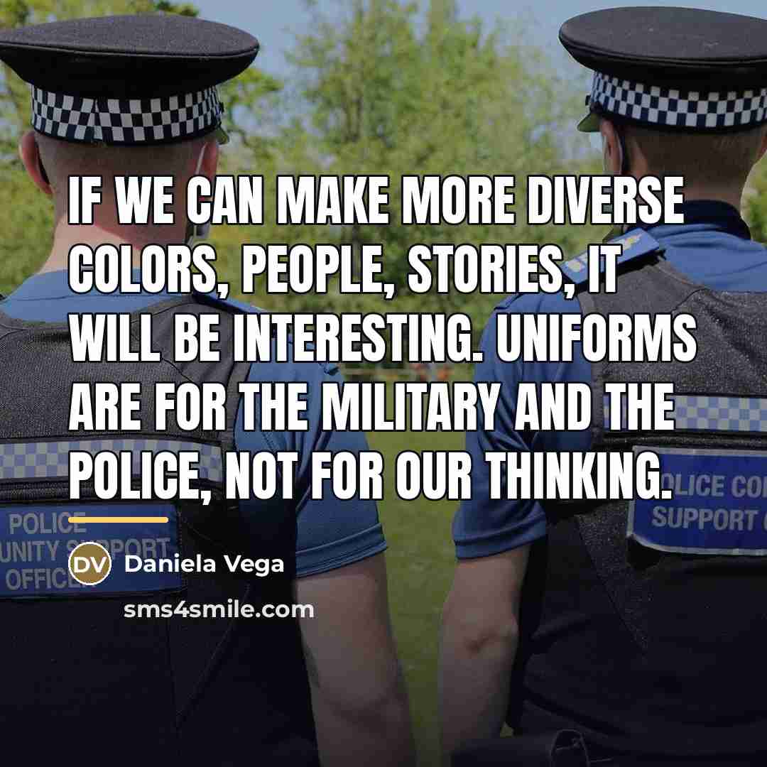 “If we can make more diverse colors, people, stories, it…” quote by Daniela Vega