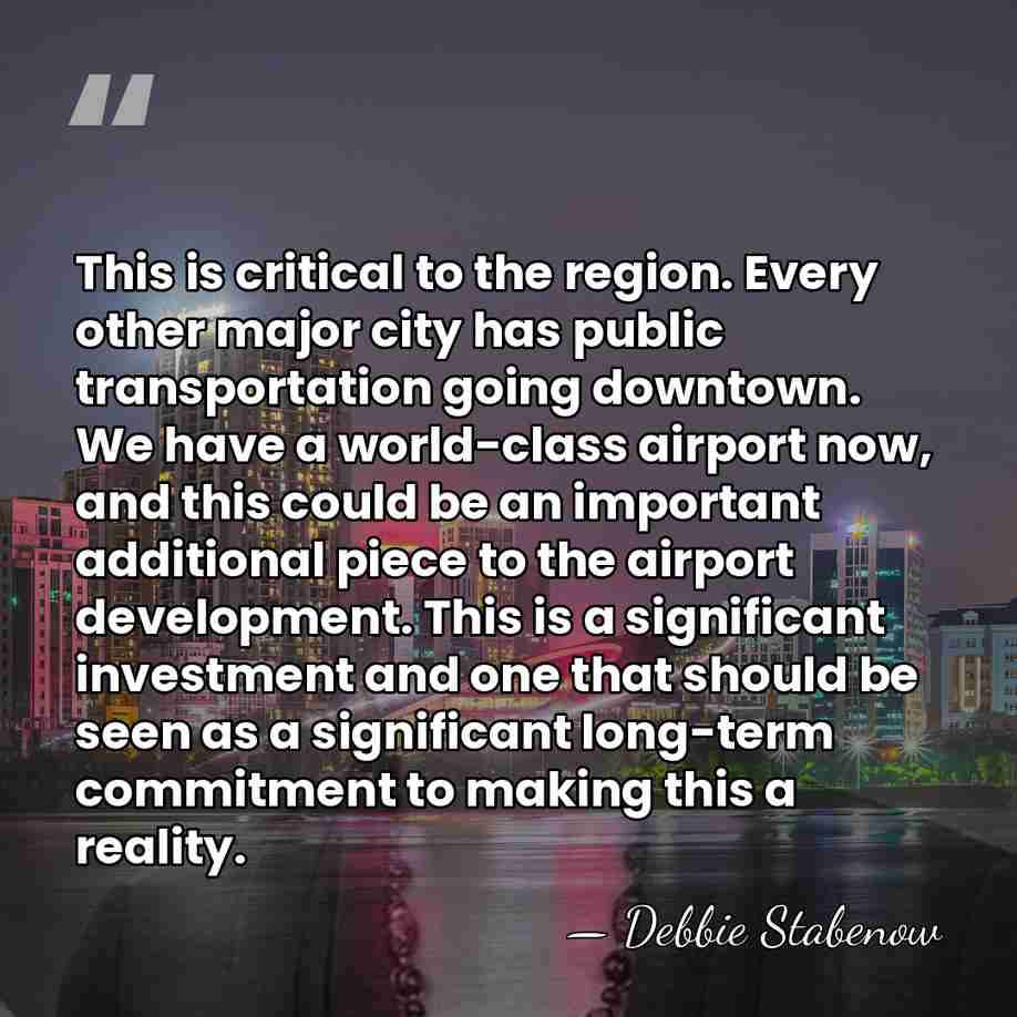 This is critical to the region. Every other major city has public&hellip; - Debbie Stabenow