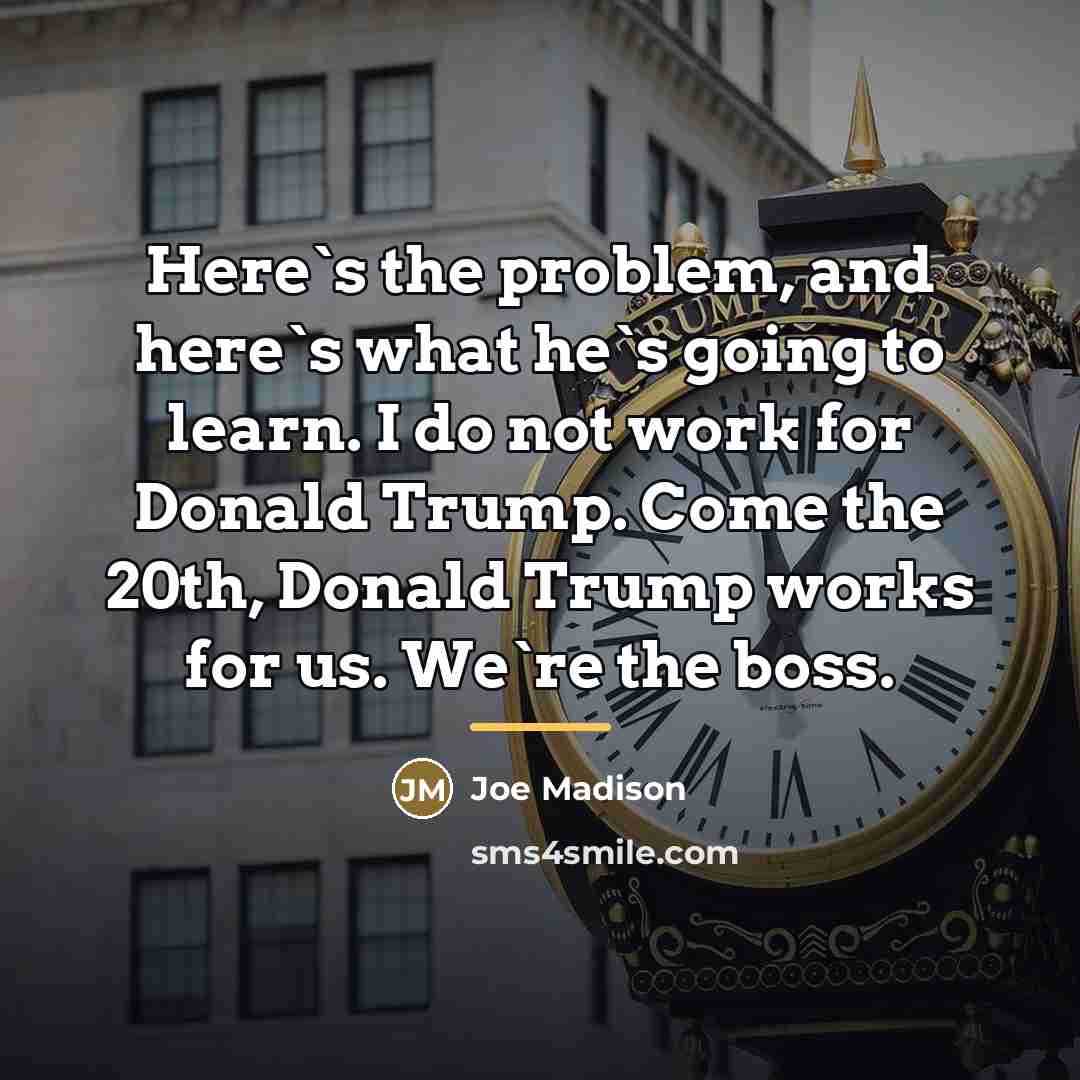 “Here`s the problem, and here`s what he`s going to learn.…” quote by Joe Madison