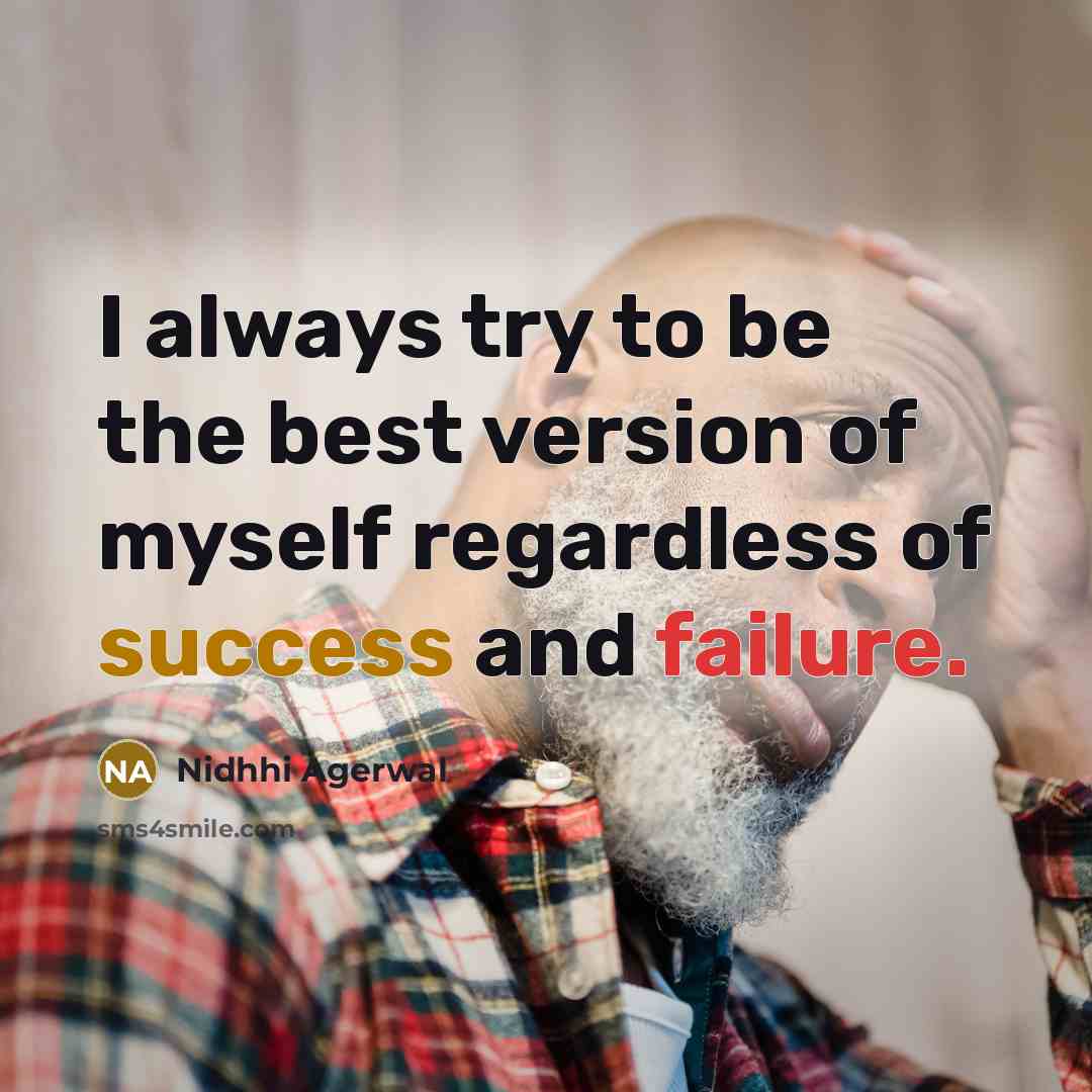 “I always try to be the best version of myself…” quote by Nidhhi Agerwal