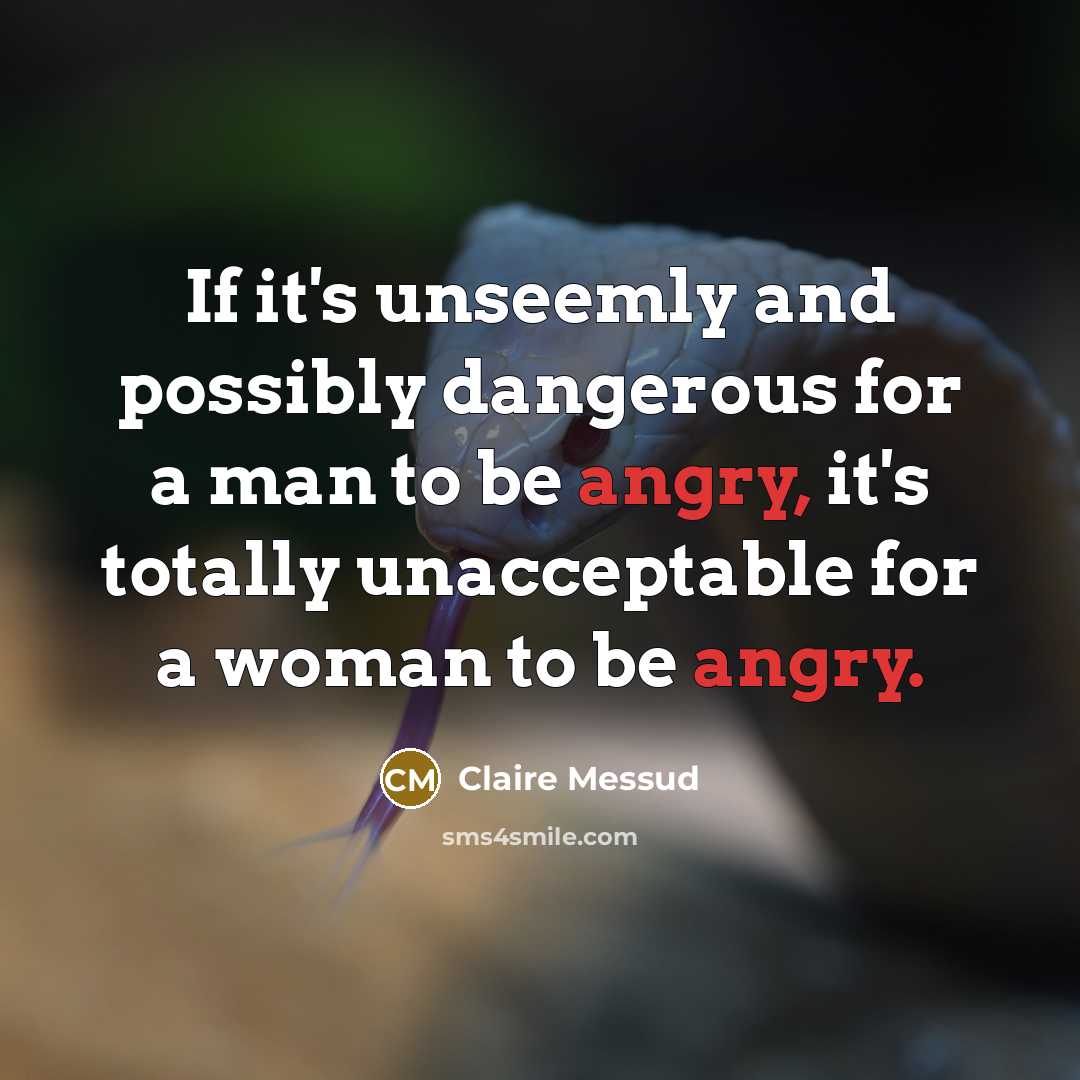 “If it's unseemly and possibly dangerous for a man to…” quote by Claire Messud