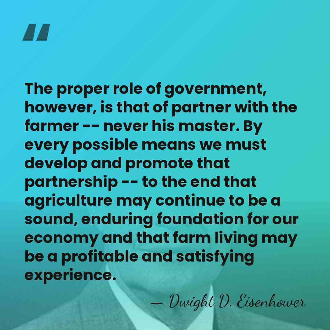 The proper role of government, however, is that of partner with the&hellip; - Dwight D. Eisenhower