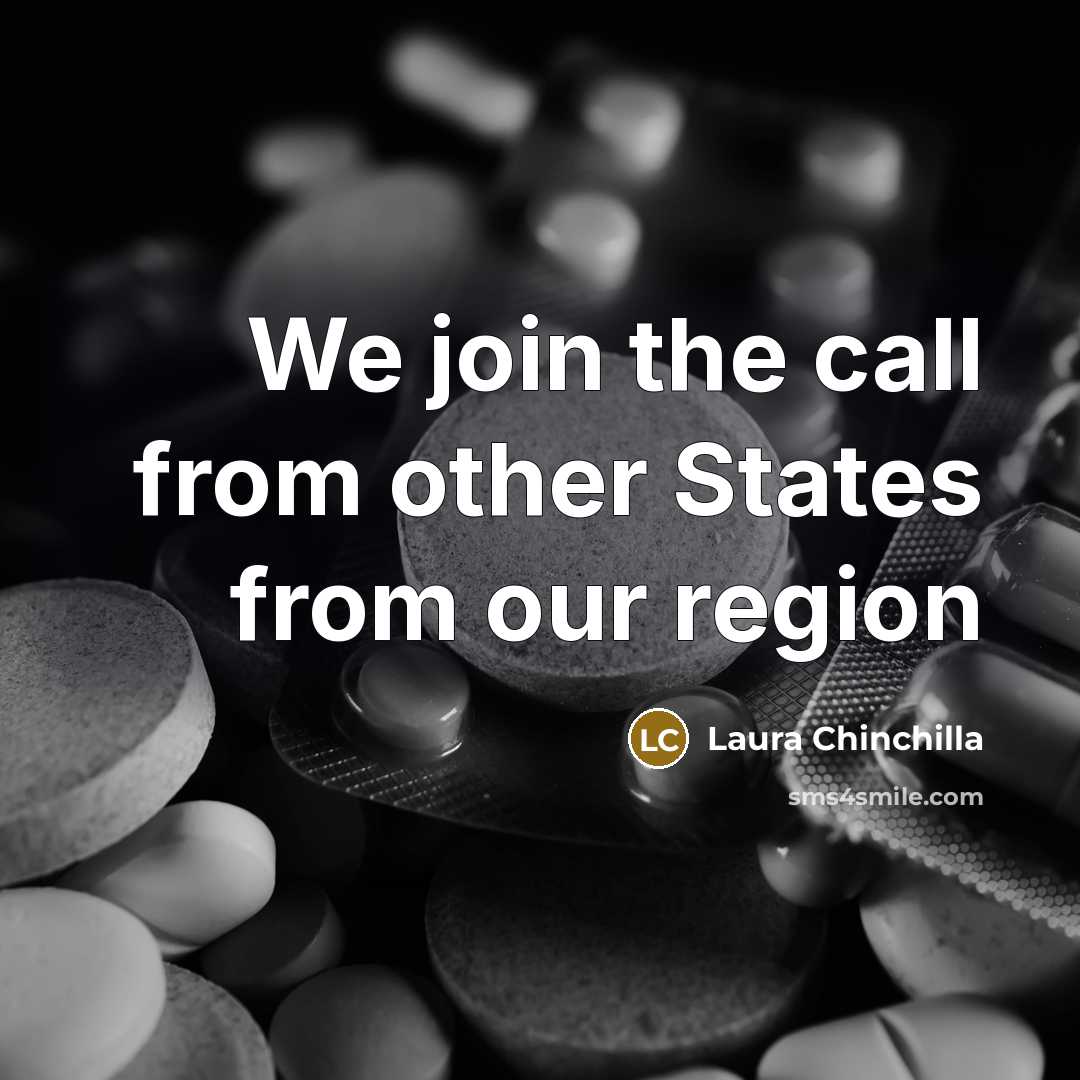 “We join the call from other States from our region…” quote by Laura Chinchilla