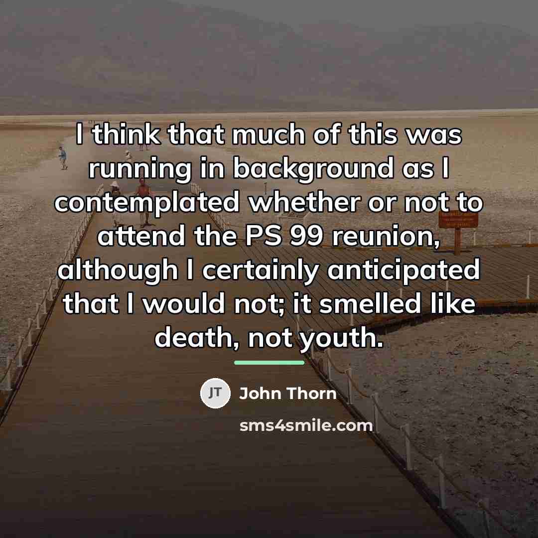 “I think that much of this was running in background…” quote by John Thorn