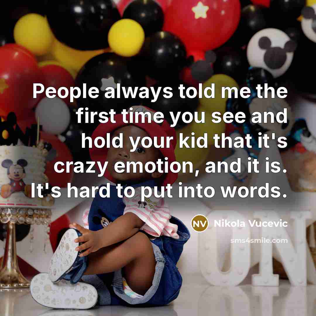 “People always told me the first time you see and…” quote by Nikola Vucevic